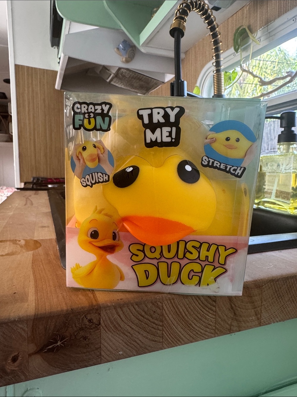 Squishy Duck Kids stress Toy - Yellow
